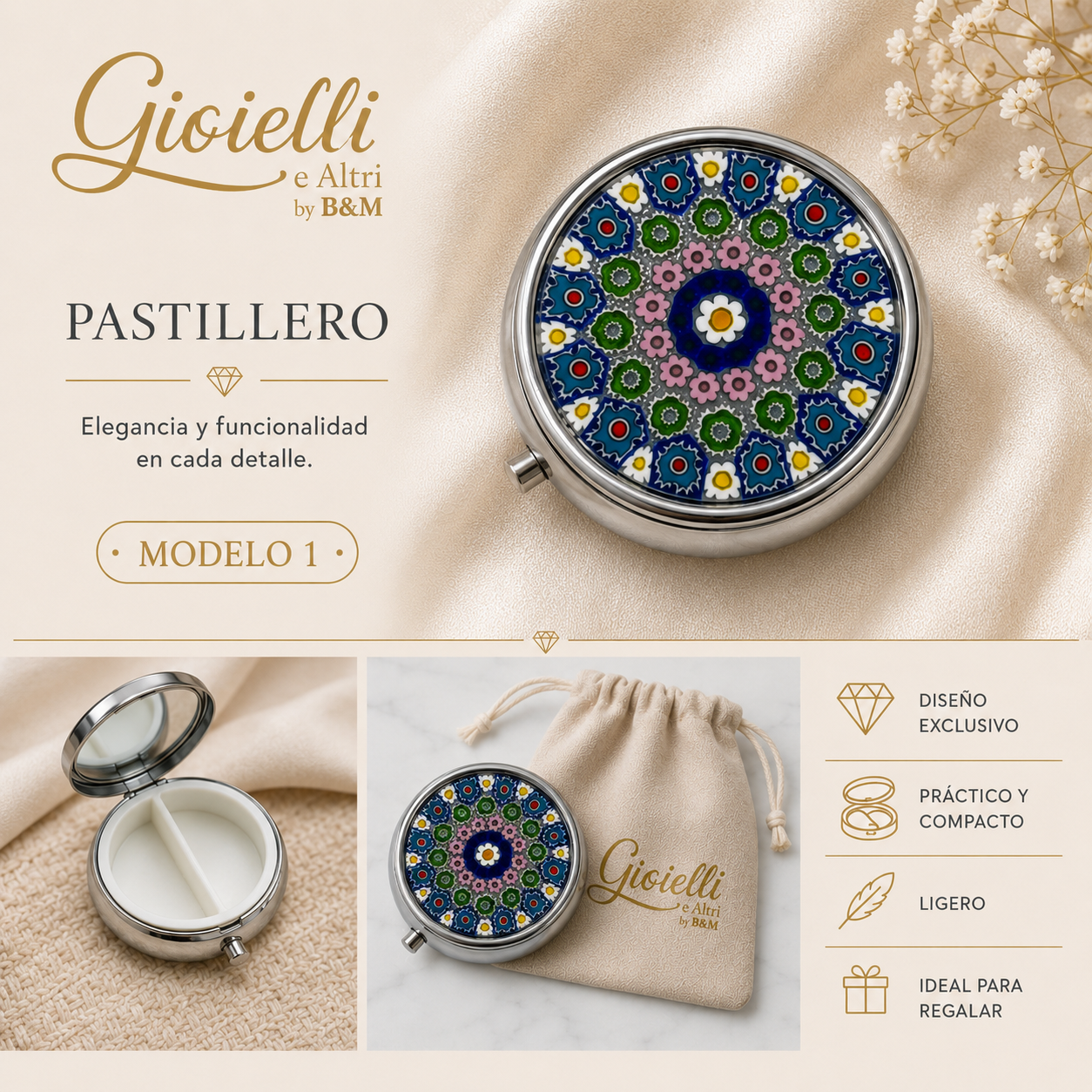 PASTILLERO MURANO MOSAICO