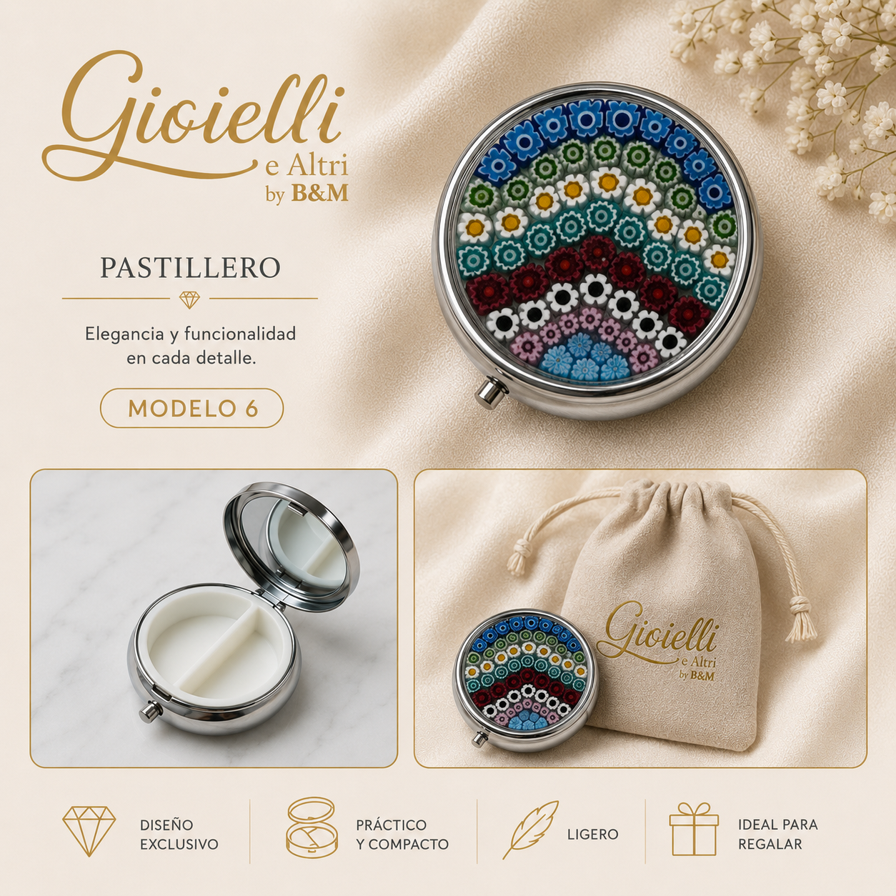 PASTILLERO MURANO MOSAICO