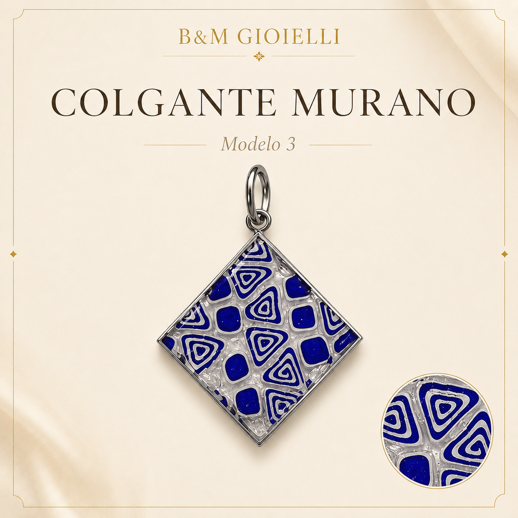 COLGANTE CUADRADO MURANO-POSICION ROMBO