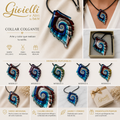 COLLAR COLGANTE - MODELO ESPIRAL